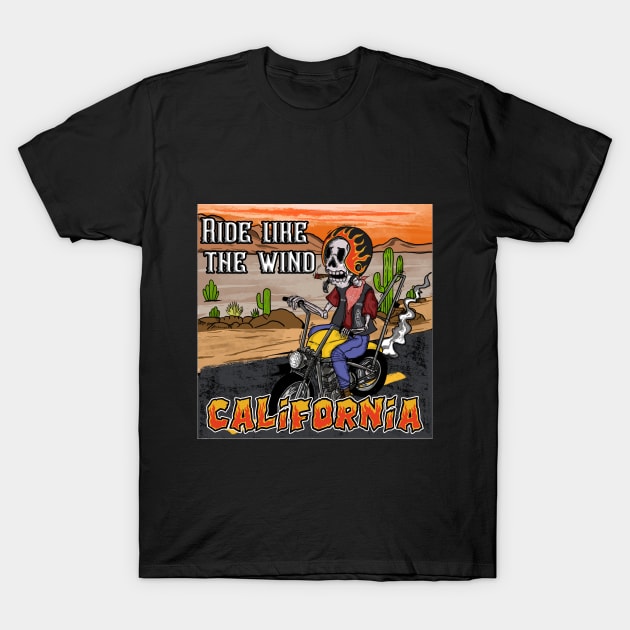 ride like the wind T-Shirt by depank